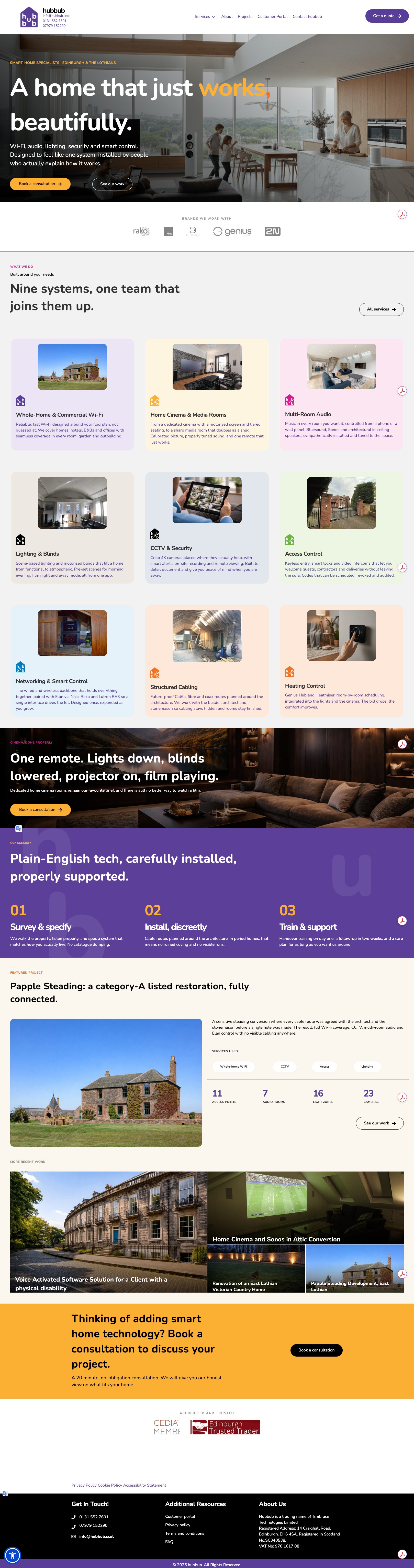 Hubbub website